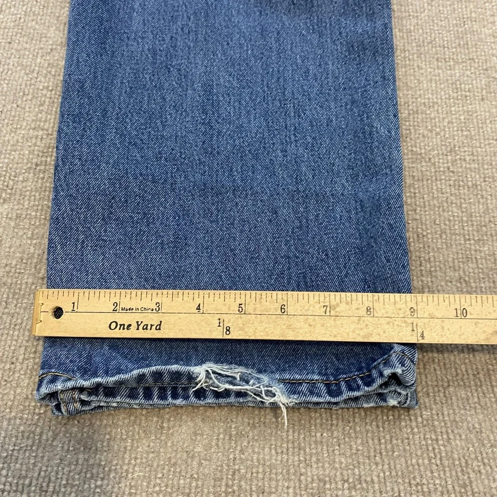 Levis Jeans Mens 40x30 Blue Medium 550 Relaxed Fit Tapered Leg Denim Dad Pants